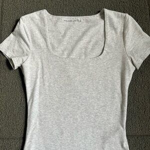 A&F square neck bodysuit